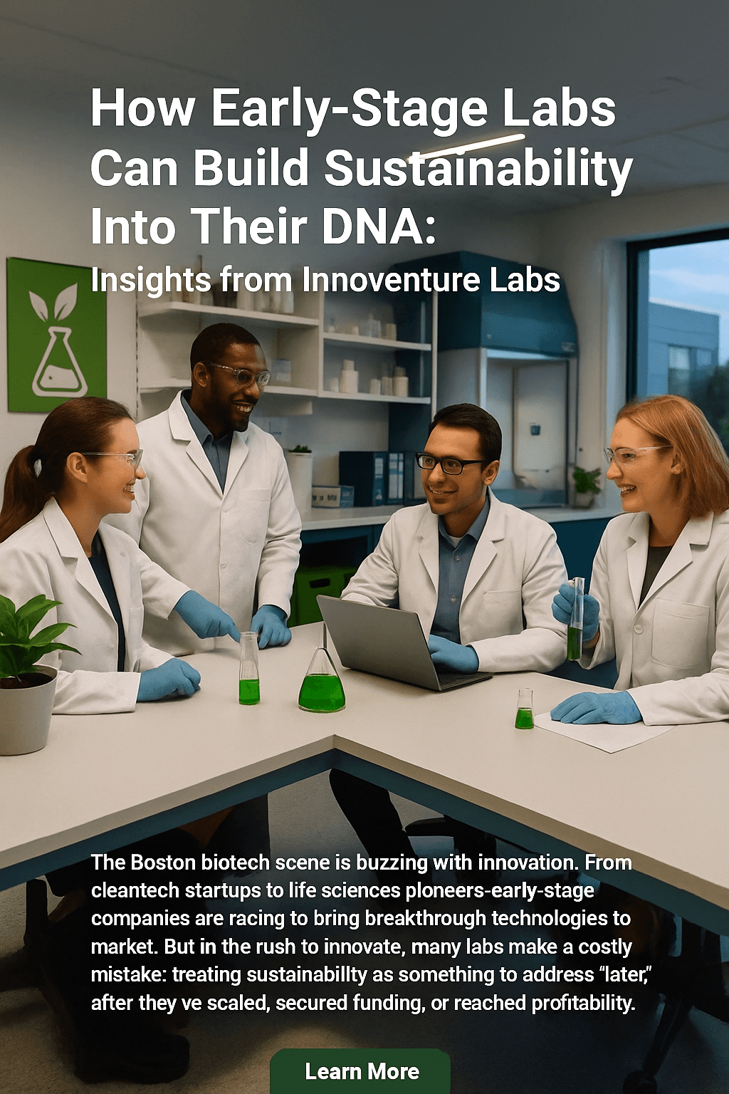 How Early-Stage Labs Can Build Sustainability Into Their DNA: Insights from Innoventure Labs